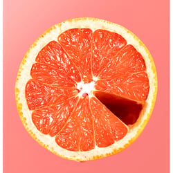 Grapefruit close up