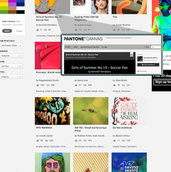Featured on the PANTONE Canvas Gallery!!!!!