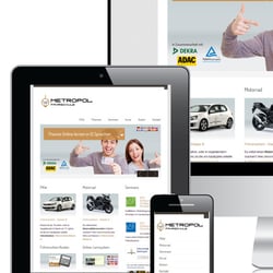 Drupal, Fahrschule Metropol