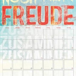 Liebe macht glücklich / Monatskalender
