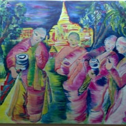 Nuns, Myanmar