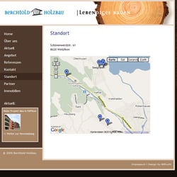 Screenshot Website Berchtold – www.berchtold-holzbau.ch