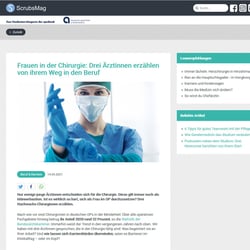 Scrubsmag Webmagazin der apoBank