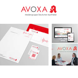 Teamarbeit: Logo- und Corporate Design-Entwicklung, Anzeigen, Broschüren, Messeauftritt, Webpage, etc.