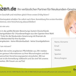 Kundengewinnung Postkarte finanzen.de