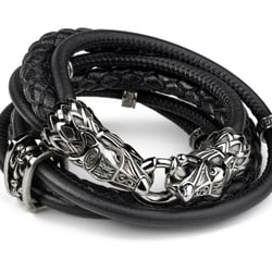 Armband «Dragon – Black Triple» by BLACK BARON