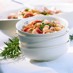 Spanischer Bohnensalat