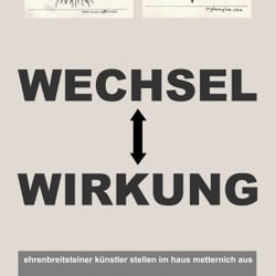 Plakat „Wechselwirkung“