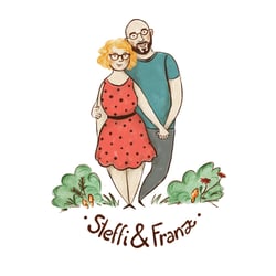 Illustration Hochzeitseinladung