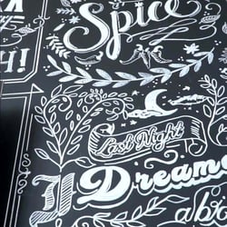 Lettering im Konferenzraum