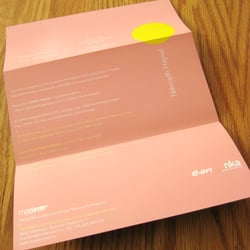 Hajnal Németh Ausstellungsdesign – Einladung