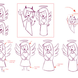 Entwürfe Characterdesign für das AKK