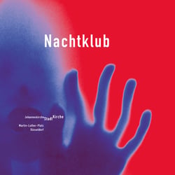 JohannesKirche Stadtkirche | Nachtklub | Folder für eine Eventreihe