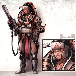 Star Wars, Bounty Hunter, Tusche & Adobe Photoshop