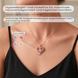 KI-generiertes E-Commerce Visual mit Infografik-Overlay