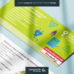 Werbung layout Gestaltung Grafik Print Design Messe Katalog Broschüre Illustration carographic Cottbus Werbeagentur logo