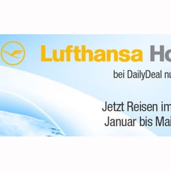 Landingpage Banner Lufthansa für DailyDeal GmbH