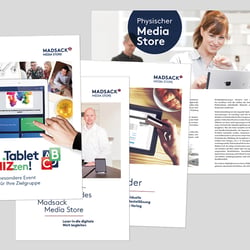 Entwicklung von A4-Broschüren für den MADSACK Media Store