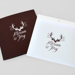 Briefkuvert für Hochzeitskarte