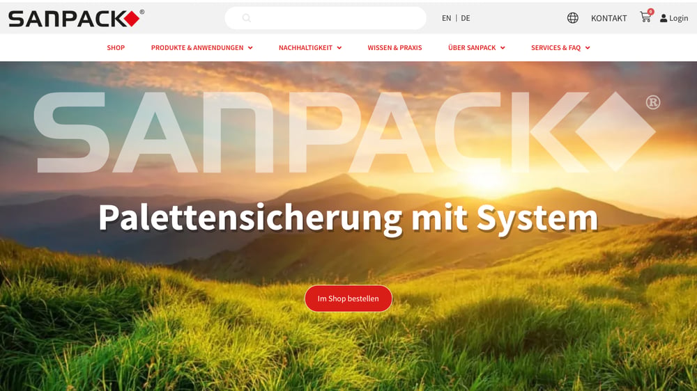 SANPACK – Markenauftritt und digitale Produktkommunikation
