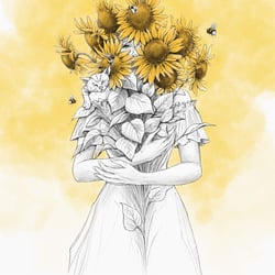 Illustration mit Aquarellfarben
