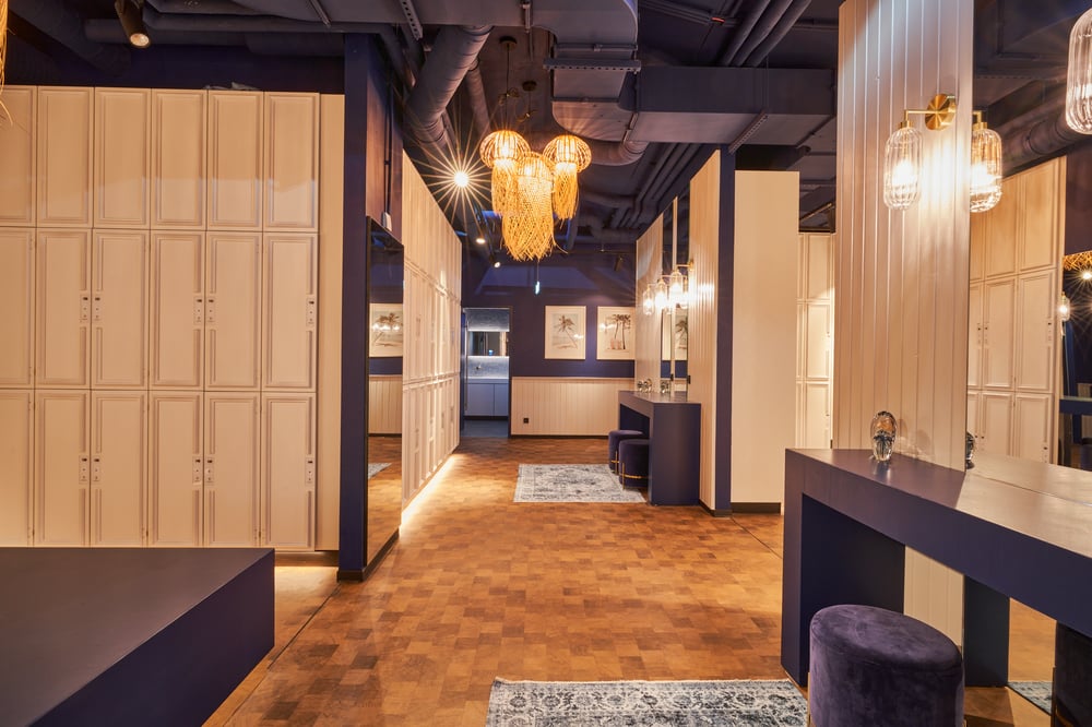 Interior Design & Planung | Umkleidebereich | Gym JR