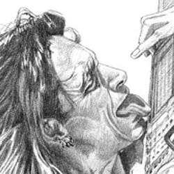 Steve Vai | Grafit auf Papier