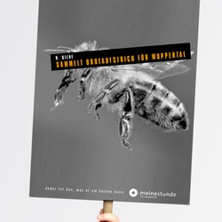 Plakatserie für die Initiative „(M)eine Stunde für Wuppertal“, Plakat 3