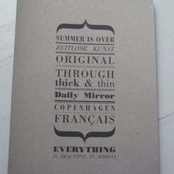 Bodoni Plakat