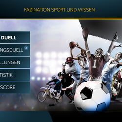 App-Design für Sport Quiz