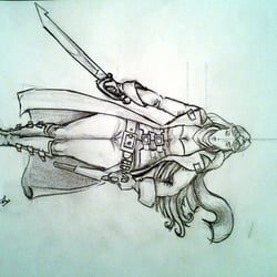 Steampunk Lady mit Pistole und Schwert