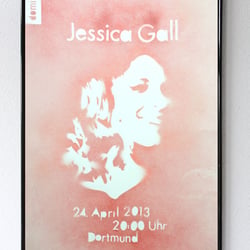 2013 – Plakat für ein Konzert von Jessica Gall im Domicil Dortmund