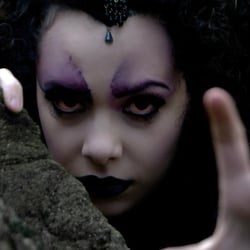 Fantasy Dark Make Up – Modell: Vengala/Ch –  Fotograf: Hoebi Freiburg