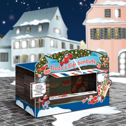 Display Illustration // Teilausschnitt // Die Bonbonbude