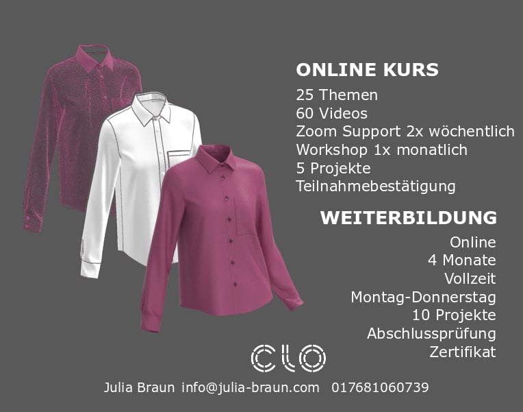 Clo 3d Schulung