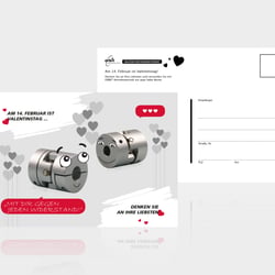 Postkarten Valentinstag / 2023