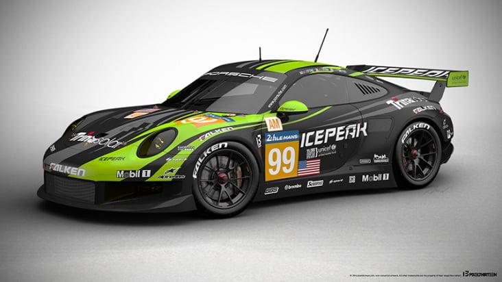 Porsche 911 RSR Livery Design