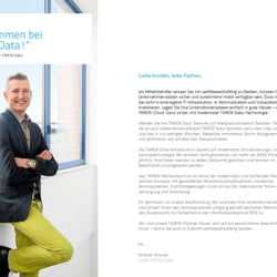 „Willkommen bei TAROX Data!“ – Kristian Krause, Leiter TAROX Data