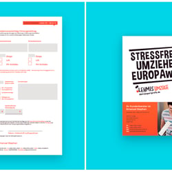 Formular und Flyer im neuen Design