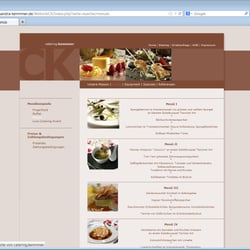CMS für ein fiktives Catering-Unternehmen | Frontend Content