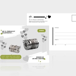 Postkarten Valentinstag / 2023