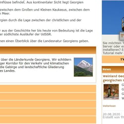 Übersichtliche Navigation im Inhalt über Accordions