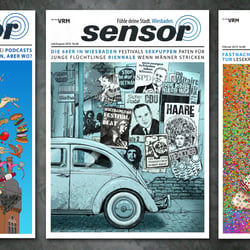 Titelbild-Illustrationen SENSOR-Stadtmagazin