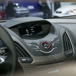 Ford Vertrek Showcar; NAIAS 2011, Modelling Interieur