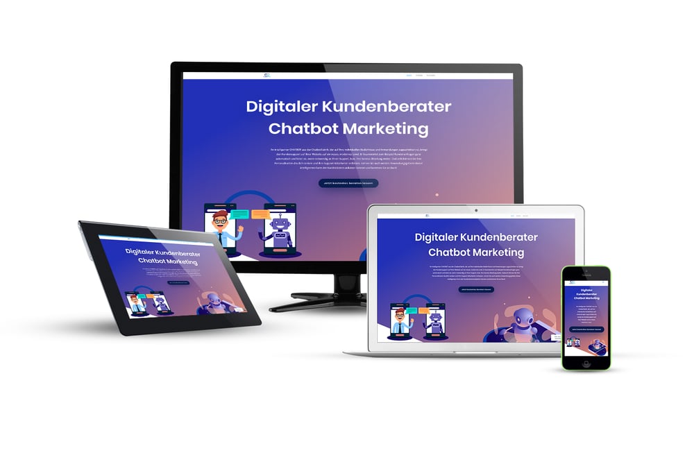 Webdesign „ChatbotFabrik“, www-chatbot-fabrik.de