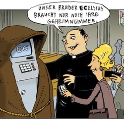 Cartoon für GFS Fundraising Solutions