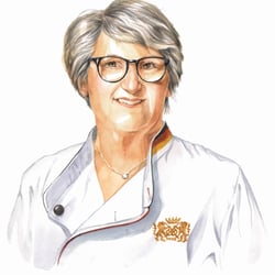 Portraits für den Zentralverband der Deutschen Bäckerhandwerks, Bleistift und Aquarell