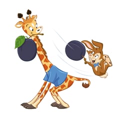 Giraffe Hase HIPP