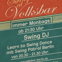 Flyer Volksbar