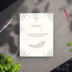 menu design
